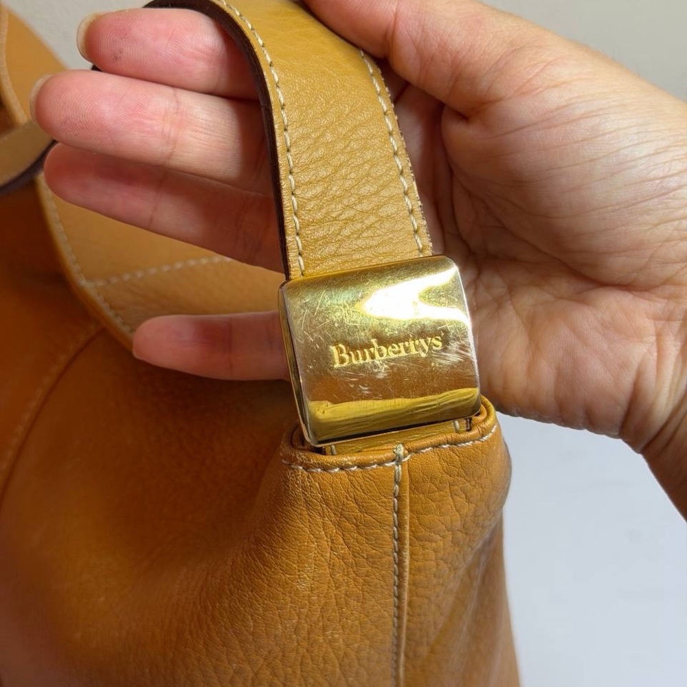 Burberrys Brown Pony-style Calfskin Leather Crossbody Shoulder Bag - Picture 5 of 11